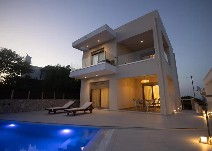 Pava-sea View Brand New Villa Archangelos (Rhodes)